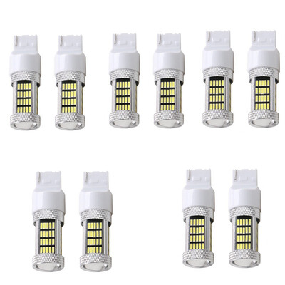 

10pcs Car LED Reversing Lamp P21W Rear Tail High Brake Light