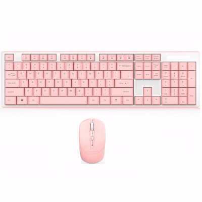 

METOO Wireless Keyboard&Mouse USB Mechanical Mute Keyboard Mouse Combo for Notebook Desktop Computer Office Game Home
