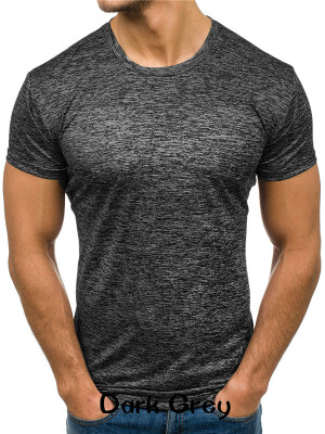 

Summer Mens Round Neck T Shirt Short Sleeve Casual Tops