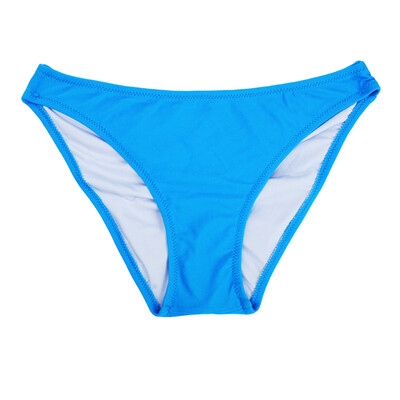 

M&M 2018 Girls Sexy Low Waist Candy Colors Bikini Bottom Women Print Cheeky Small Swim Briefs Sporty Shorts