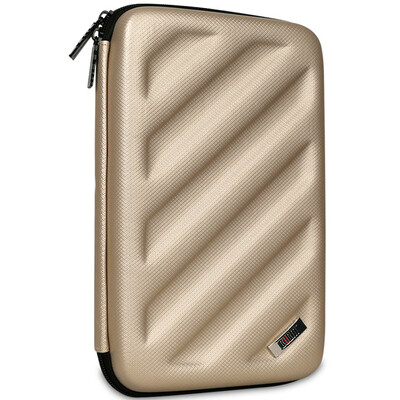 

BUBM XVA gold waterproof shock hard shell digital storage package SD card data cable storage mobile hard disk package power package finishing box