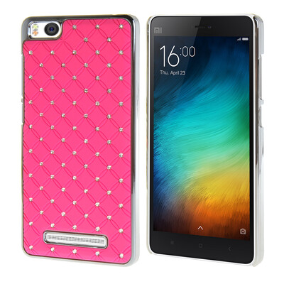 

MOONCASE Жесткий Хром горный хрусталь Bling Звезда обложка чехол для Xiaomi Райс 4i M4i MI4I (5,0 дюйма) Розовый