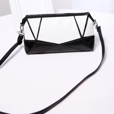 

D.jiani ™ The new hit color stitching simple packet Miss Han Banchao Clutch