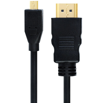 

Ferguson (cabos) F003302 Micro hdmi to hdmi line мобильный телефон mini HDMI выходное соединение TV HD кабель для передачи данных 2 метра mini HDMI черный