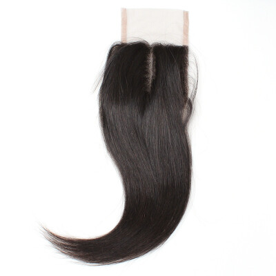 

Ishow Hair 7A Good Quality 44 Virgin Malaysian Hair Straight Lace Closure FreeMiddleThree Part