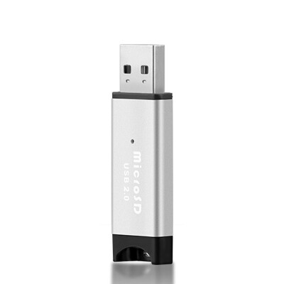 

Kuman 20 Card Reader USB Interface with Micro SD TF Card Slot Y204 Flash Memory Card Reader for Phone PC Aluminium Shell