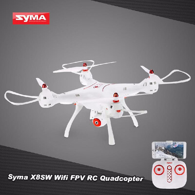

Romacci Original Syma X8SW Wifi FPV 720P HD Camera Drone 24G 4CH 6-Axis RC Quadcopter with Barometer Set Height RTF