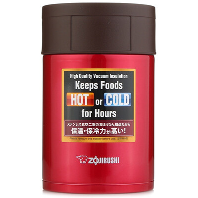 

Like printing ZO JIRUSHI 550ml stainless steel vacuum insulation home office stew pot pot lunch box porridge pot SW-HAE45-RM red