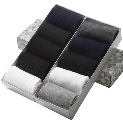 

Jingdong supermarket] Beijie cashmere (Bejirog) business casual men and women couples autumn and winter season four seasoning combed cotton socks 10 pairs of men's random color