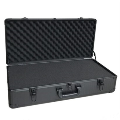 

Aluminum ABS Travel Tool case suitcase toolbox File box Impact resistant safety equipment camera pre-cut foam lining luggage Bag