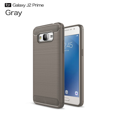 

Goowiiz Phone Case For Samsung Galaxy J2 PrimeG530Grand Prime Fashion Slim Carbon Fiber TPU Soft Silicone