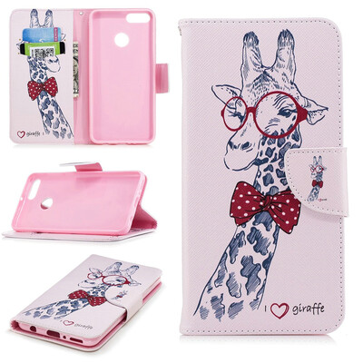 

BEFOSPEY Painting PU LeatherSoft TPU Card Slot Stand Wallet Case For Huawei Y92018593