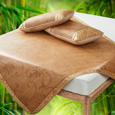 

Jiuzhou deer mat home textile thickening foldable Mian mat three sets of summer cool air conditioning mat Eden Yuxiang 18 m bed