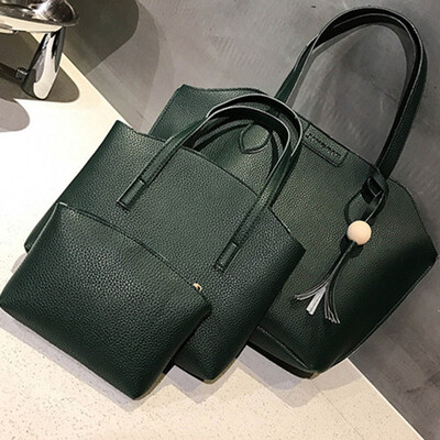 

Womens New Three-piece Korean Tide Wild Large Capacity Shoulder Bag