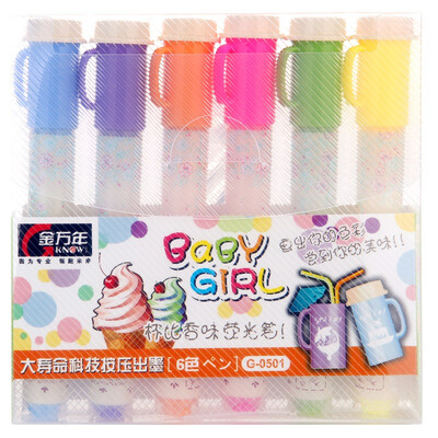 

Золотые годы (Genvana) G-0501 толчок фломастер (6 Color Kit)