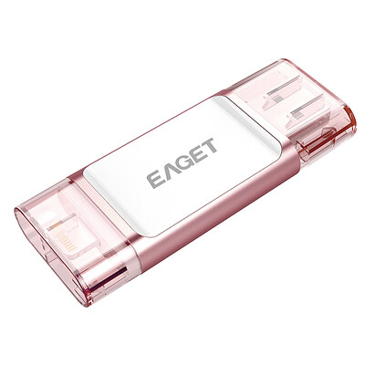 

Yi Jie (EAGET) i60 32G USB3.0 Apple официальная сертификация MFI Apple IPHONE молния двойной интерфейс Apple телефон U диск компьютер IPAD универсальный розовое золото