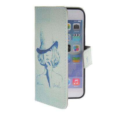 

MOONCASE Pattern Style Leather Side Flip Wallet Card Slot Pouch Stand Shell Back Case Cover For Apple iPhone 6 ( 4.7 inch )