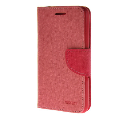 

MOONCASE Splice Color Leather Wallet Flip Card Slot Bracket Back чехол для Sony xperia E4 Pink