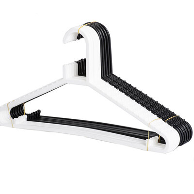 

Bingyou seamless hanger adult non-slip clothes rack drying racks home clothes support plastic wardrobe hangers 20