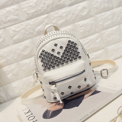 

2016 New Leather Rivets Womens Bags Korean Version Fashion Bag Mini Shoulder Bag Fashion Pack