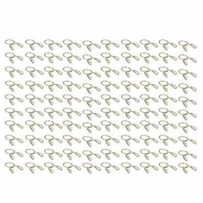 

100X Fuel Line Hose Tubing Spring Clip Clamp 7mm For Motorcycle ATV Scooter