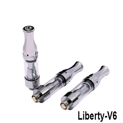 

Amigo Liberty Vape Pen V6 Tank Ceramic Coil Толстое масло CE3 Картридж с распылителем Стеклянный резервуар-картридж