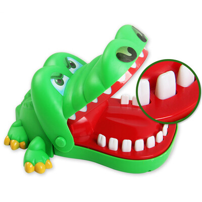 

Large Crocodile Shark Mouth Dentist Bite Finger Game Funny Novelty Gag Toy for Kids Children Play Fun