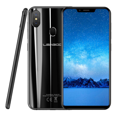

LEAGOO S9 Smartphone 585" HD IPS 199 Screen 4GB32GB Android 81 MT6750 Octa Core Dual Rear Cams 4G Smartphone