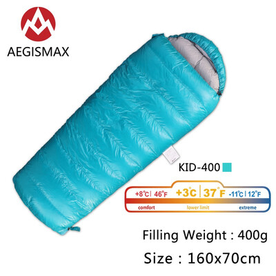 

AEGISMAX Outdoor Urltra-light KID Series keep warm Goose Down Children Sleeping Bag