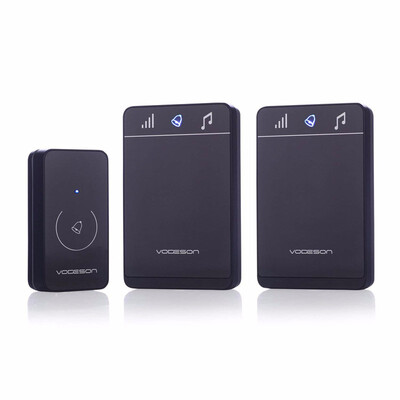 

Click to open expanded view Wireless Doorbell Battery Operated Portable Waterproof Doorbell 2 Receiver & 1 Push Button with S