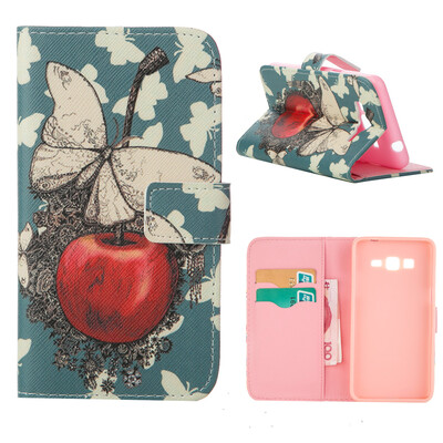 

MOONCASE ЧЕХОЛ ДЛЯ Samsung Galaxy Grand Prime G530 Flip Leather Foldable Stand Feature [Pattern series] /a08