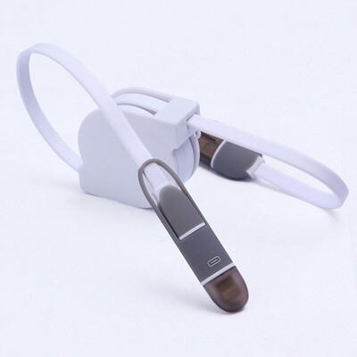 

2 IN 1 Retractable Data Sync Lighting & Micro USB Charge Cable Connector for iPhone Samsung HTC ASUS LG