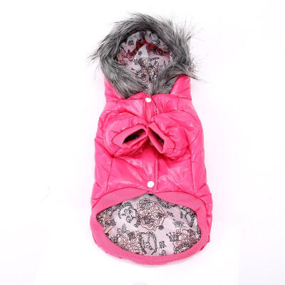 

MyMei Winter Warm Dog Coat Jacket Pet Puppy Hoodies Jumpsuit Clothes Trendy Clothing