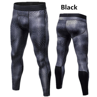 

Mens Fashion Compressed Pants 3D Printed Trousers Mens Joggers Trousers Bodysuits Quick-drying Pants Gym Slim Pants