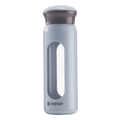 

Shangtai Princess Plastic Glass Cup 350ml Office Cup Drop-proof Anti-scalding Cup Water Cup Outdoor Sports Cup Light Gray SM-4944