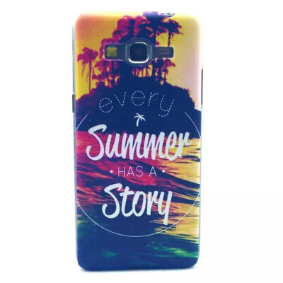 

MITI Colorful Printed Transparent Floral Flower Clear Elephant Tree TPU Case Cover For Samsung Galaxy Grand Prime G530 G5300