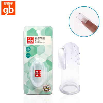 

Goodbaby gb Baby Finger Toothbrush Soft Bristles 6 Months Train Your Child Healthy Oral Habits&Buy Today 0-3 years old