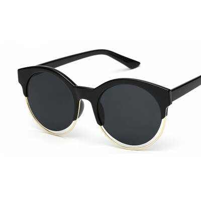 

FEIDU Fashion Cat Eye Sunglasses Women Brand Designer Half Metal Frame Sun Glasses Woman Outdoor Driving Oculos De Sol Feminino