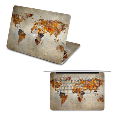

GEEKIDMacbook decal front sticker macbook keyboard sticker full decal skin cover top sticker map