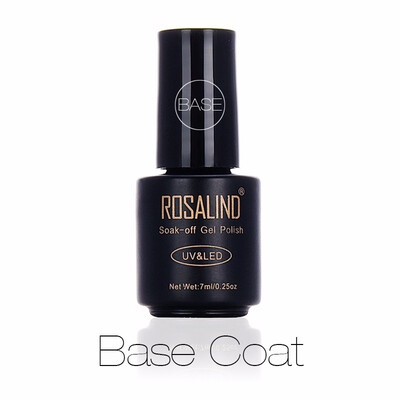 

ROSALIND Gel 1S SNOWFLAKE 7ML Glitter 24 Color Nail Gel Polish LED UV glitter Gel Varnish Soak Off Base Top Coat Needed Nail Art