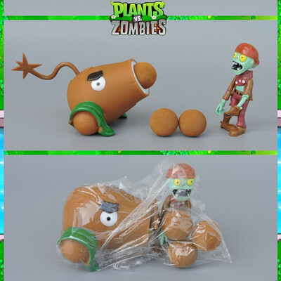 

PVZ Plants Vs Zombies Peashooter PVC Action Figure Model Toy Gifts Toys for Children High Quality Brinquedos Can Launch