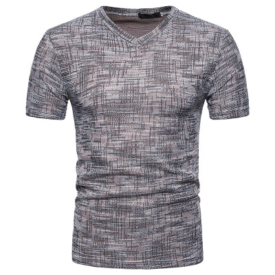 

JCCHENFS 2018 Summer Fashion Brand Men&39s T-Shirts Cotton Linen Short Sleeve Blouse Casual V-neck Large Size T Shirt For Men