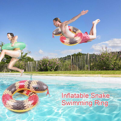 

2019 Swimming Ring Inflatable Snake Pool Raft Summer Swimming Lounge Float Pool Party Toys