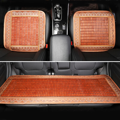 

CarSetCity three-piece bamboo cool pad mat car accessories cushion seat cushion seat cover universal type CS-83135 brown