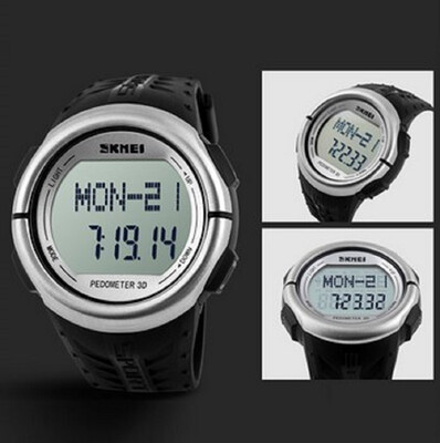 

SKMEI 1058 Heart Rate Monitor pedometer Sport LED watch Digital Counter