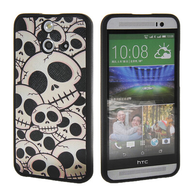 

MOONCASE Cute Pattern Soft Flexible Silicone Gel TPU Skin Shell Back Case Cover for HTC One E8