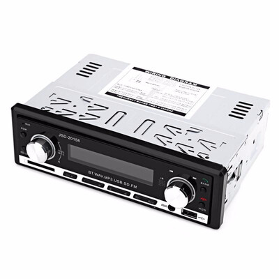 

JSD - 20158 12V Bluetooth V20 Car Stereo Audio In-dash Single Din FM Receiver Aux Input Receiver USB MP3 MMC WMA Radio Player