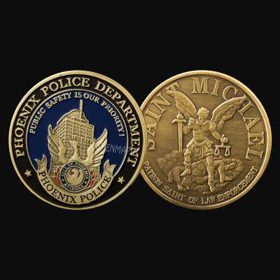 

American police coin lucky eagle coin challenge coins