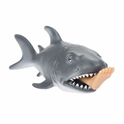 

12cm Funny Toy Shark Squeeze Stress Relief Ball Alternative Humorous Light Hearted Decompression Toys