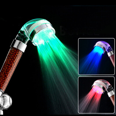 

HOT PVIVLIS LED Anion Shower SPA Shower Head LED Pressurized Water - Saving Temperature Control Colorful Handheld Big Rain Shower